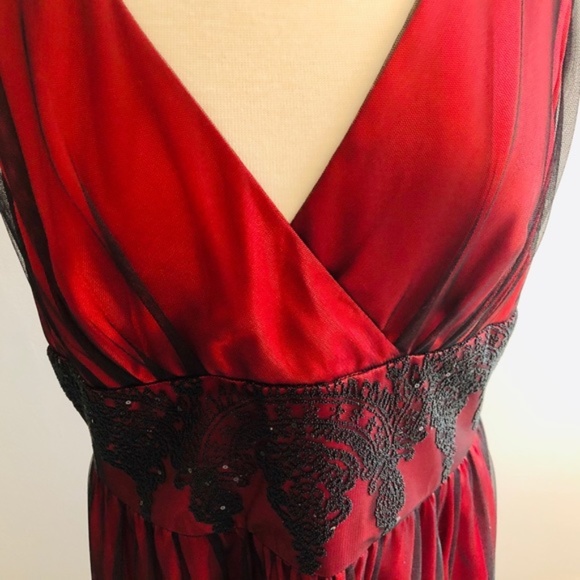 Jessica Howard Red Dress-repair - Picture 2 of 7